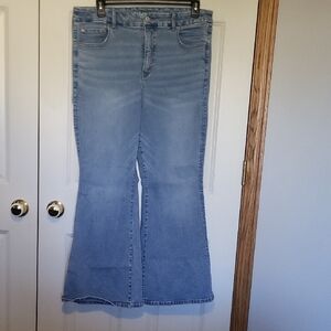 American Eagle Outfitters Light Blue Flare Jeans